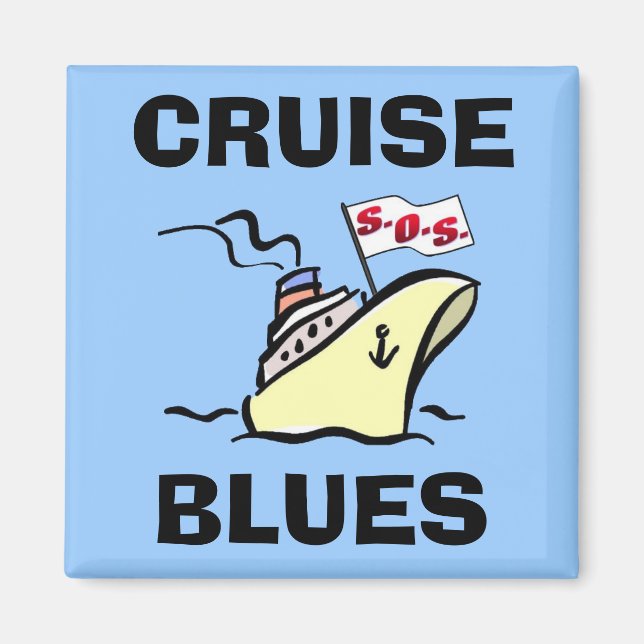 Cruise Blues - Carnival Splendour Magnet (Front)