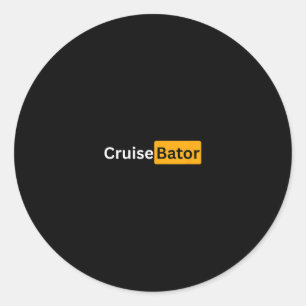 Cruise Bytor - Y Cruising Bon Voyage Gifts Classic Round Sticker