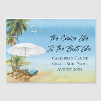 Cruise Caribbean Cabin Decor Door Marker