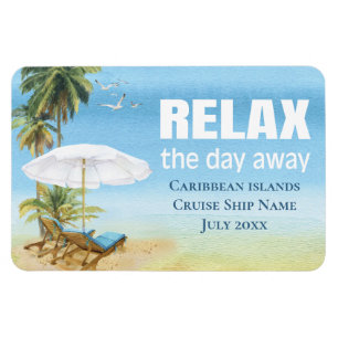 Cruise Caribbean Cabin Stateroom Door Marker Magnet