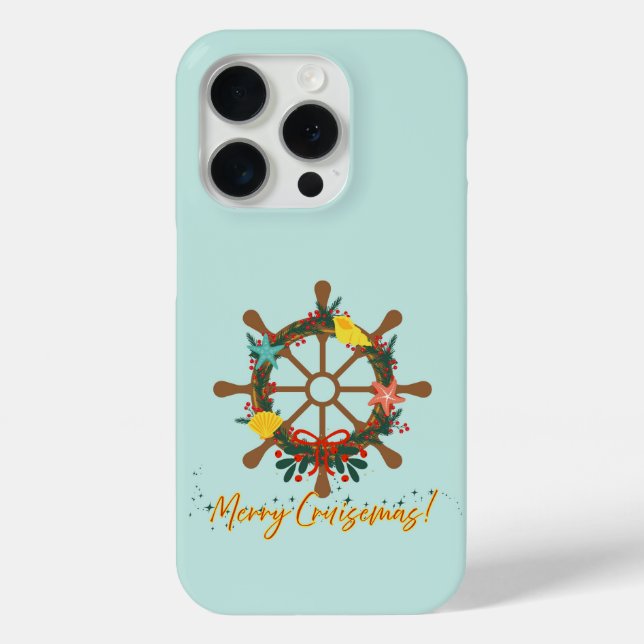 Cruise Christmas Nautical Case-Mate iPhone Case (Back)