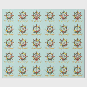 Cruise Christmas Nautical Wrapping Paper