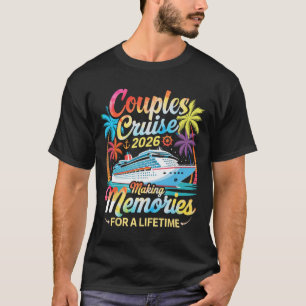 Cruise Couples 2026 Matching Vacation Husnd And Wi T-Shirt