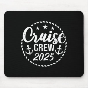 Cruise Crew 2025 Anchor Sailing Vacation Trip Grou Mouse Pad