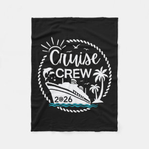 Cruise Crew 2026 Family And Friends Cruises Group Fleece Blanket