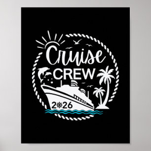 Cruise Crew 2026 Family And Friends Cruises Group Poster