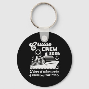 Cruise Crew 2026 Matching Family Group Vacation Tr Key Ring