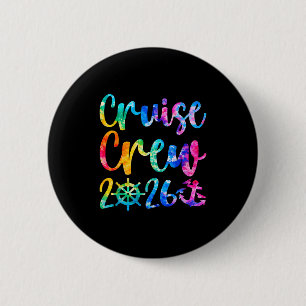 Cruise crew cruising 2026 hawaii summer vacation 6 cm round badge