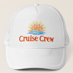 Cruise Crew Sun and Waves Trucker Hat
