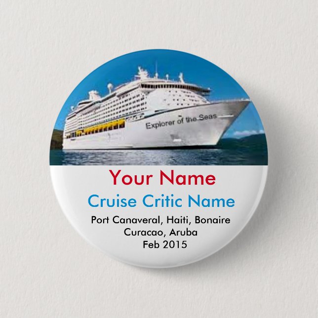 Cruise Critic Name Badge (Front)