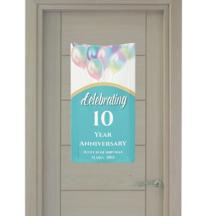 Cruise Door Decor Sign Stateroom Door Anniversary