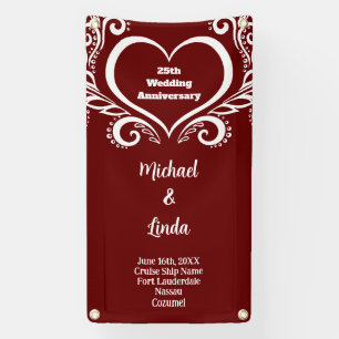 Cruise Door Decor Stateroom Wedding Anniversary Banner