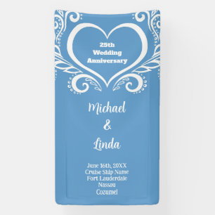 Cruise Door Decor Stateroom Wedding Anniversary Banner