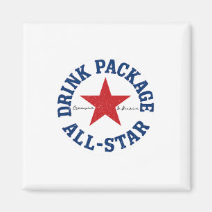 Cruise Drink Package All-star Fun Vacation Magnet