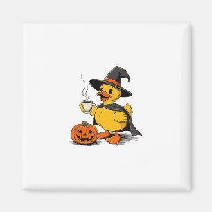 Cruise Duck Witch Halloween Pumpkin Coffee Hat And Magnet