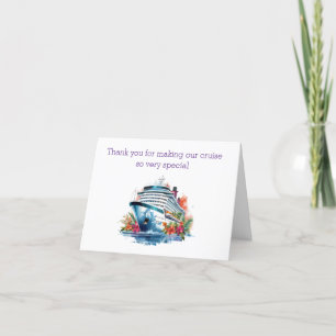 Cruise Employee Thank You Card