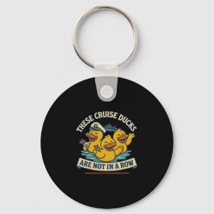 Cruise Fun Family Celebration With Ducks On Vacati Key Ring