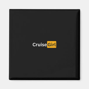 Cruise Girl - Y Cruising Bon Voyage Gifts Magnet