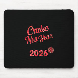 Cruise Into 2026 New Year Vacation Matching Family Mouse Pad