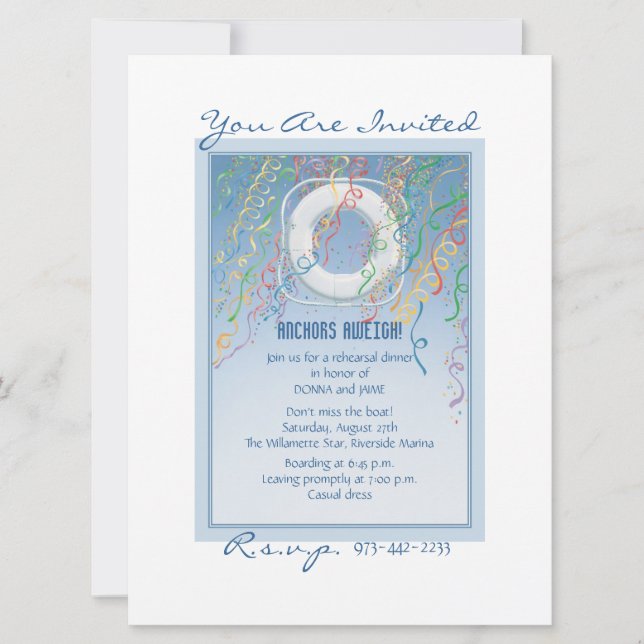 Cruise © invitation (Front)