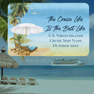 Cruise Islands Cabin Stateroom Door Marker Magnet