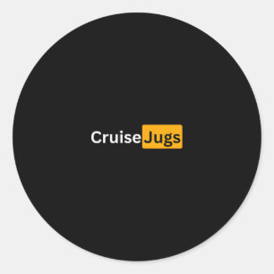 Cruise Jugs - Y Cruising Bon Voyage Gifts Classic Round Sticker