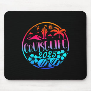 Cruise Life 2025 Family Vacation Matching Family G Mouse Pad