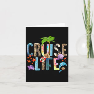 Cruise Life 2025 Friends Family Vacation  Card