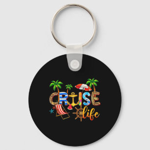 Cruise Life 2025 Summer Vacation Family Matching  Key Ring