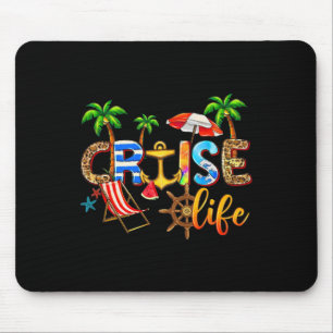 Cruise Life 2025 Summer Vacation Family Matching Mouse Pad
