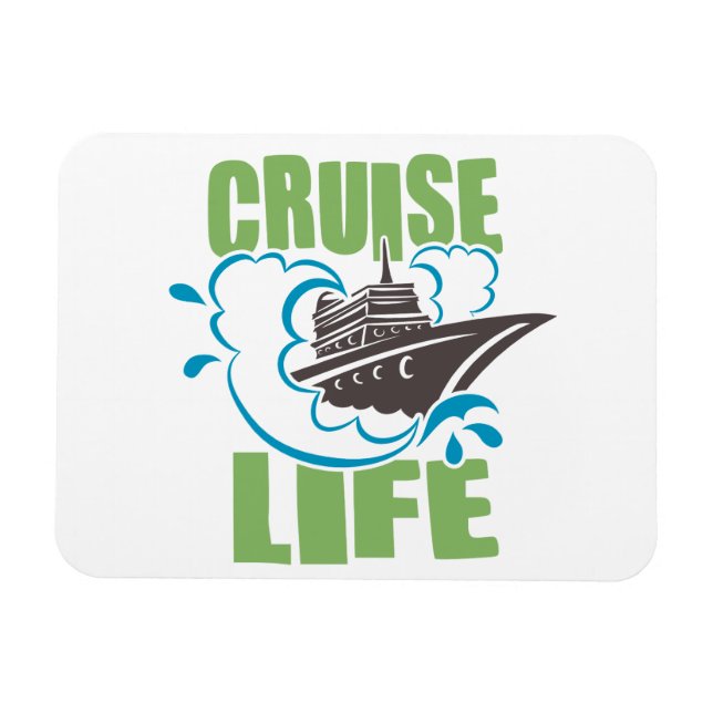 Cruise Life Ship Stateroom Door Cabin Magnet (Horizontal)