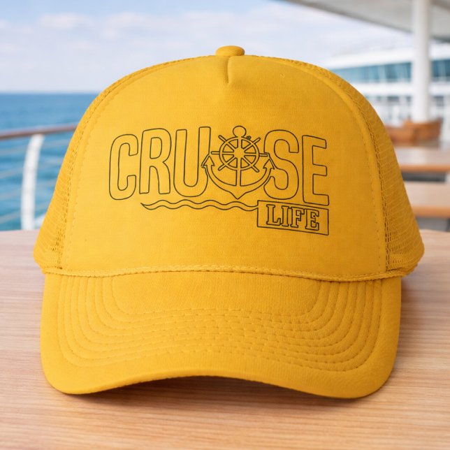 Cruise Life Trucker Hat (Cruise hat for those enjoying the #CruiseLife)
