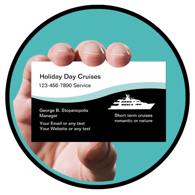 Cruise Line Travel Business Cards (Creator Uploaded)