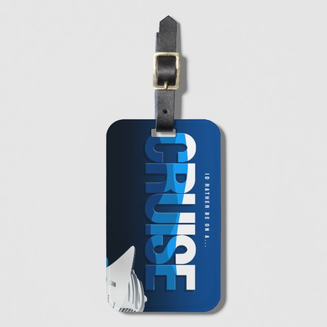 Cruise Luggage Tag (Front Vertical)