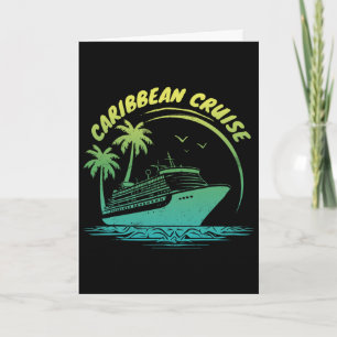 Cruise Matching Family Vacation Caribbean Cruise Card