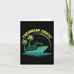 Cruise Matching Family Vacation Caribbean Cruise Card