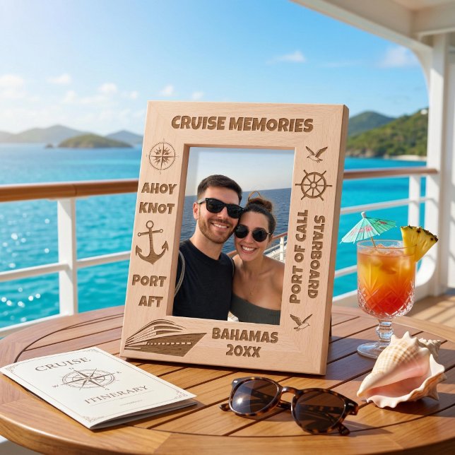 Cruise Memories Personalised Cruising  Etched Frames (Creator Uploaded)