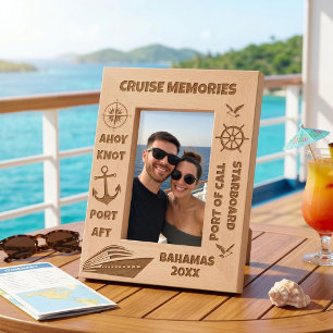 Cruise Memories Personalised Cruising Etched Frames
