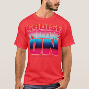 Cruise Mode On Family Vacation 2023 Vintage Style T-Shirt