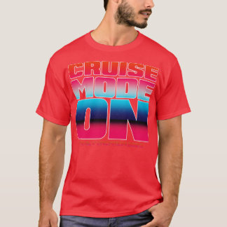 Cruise Mode On Family Vacation 2023 Vintage Style T-Shirt