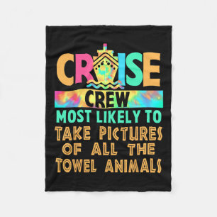 Cruise Most Likely To Take Pictures Of All The Tow Fleece Blanket