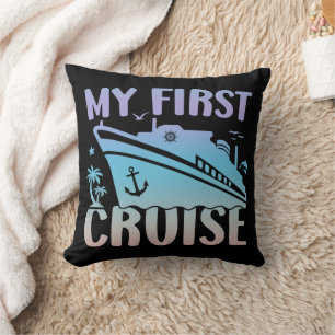 Cruise My First Cruise 2025 Family Vacation Cruise Cushion