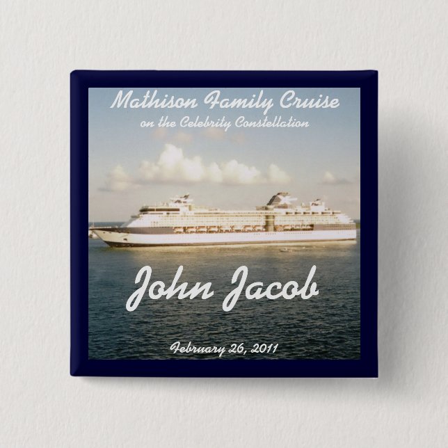 Cruise Name Badge - X Ship (Front)