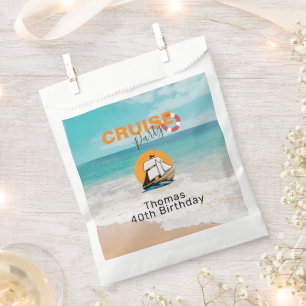 Cruise Party 40 Birthday Party Favour Bag