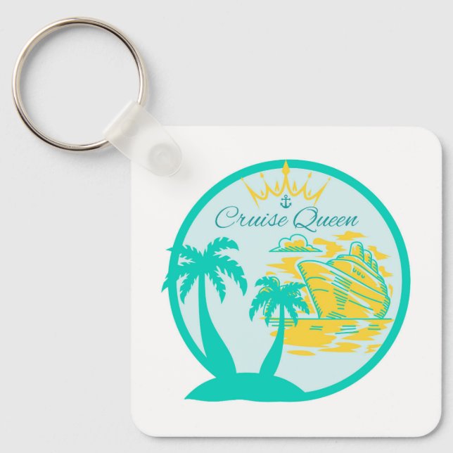Cruise Queen Key Ring (Front)