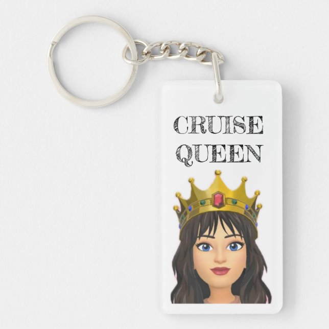 Cruise Queen Keyring (Front)
