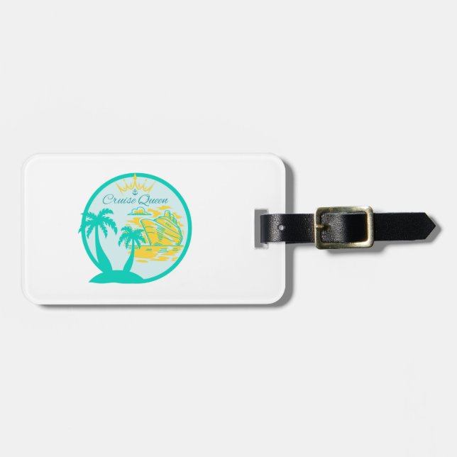   Cruise Queen Luggage Tag (Front Horizontal)