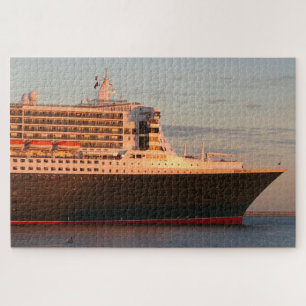 Cruise Ship 2: Queen Mary 2 early morning Jigsaw Puzzle