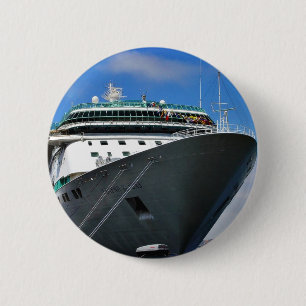 Cruise Ship 6 Cm Round Badge