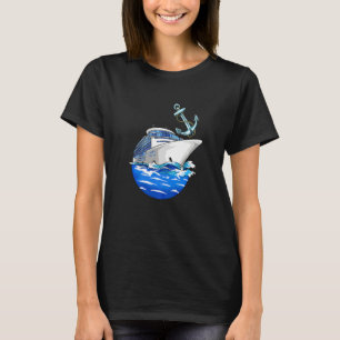 Cruise Ship Anchor Women Sea Anchor Love T-Shirt